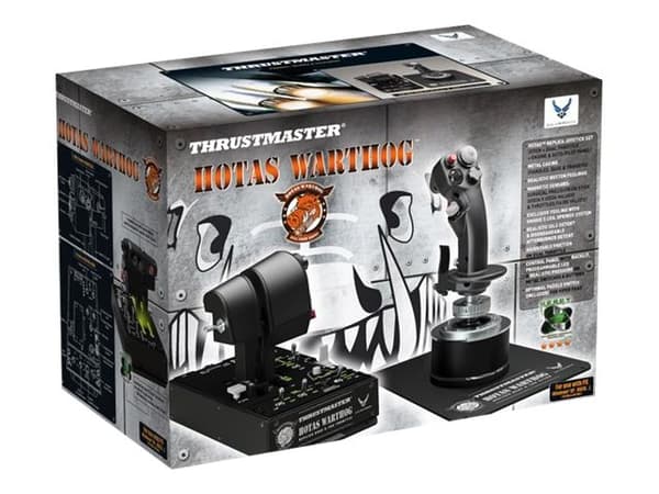 Thrustmaster HOTAS Warthog - Joystick og gasspedal - kablet - for PC