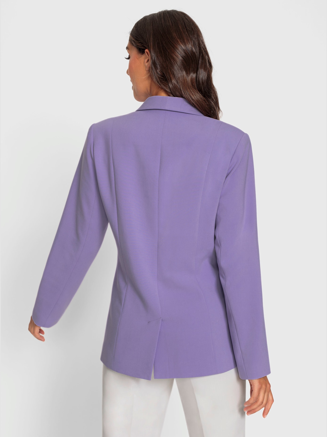Blazer col châle affinant