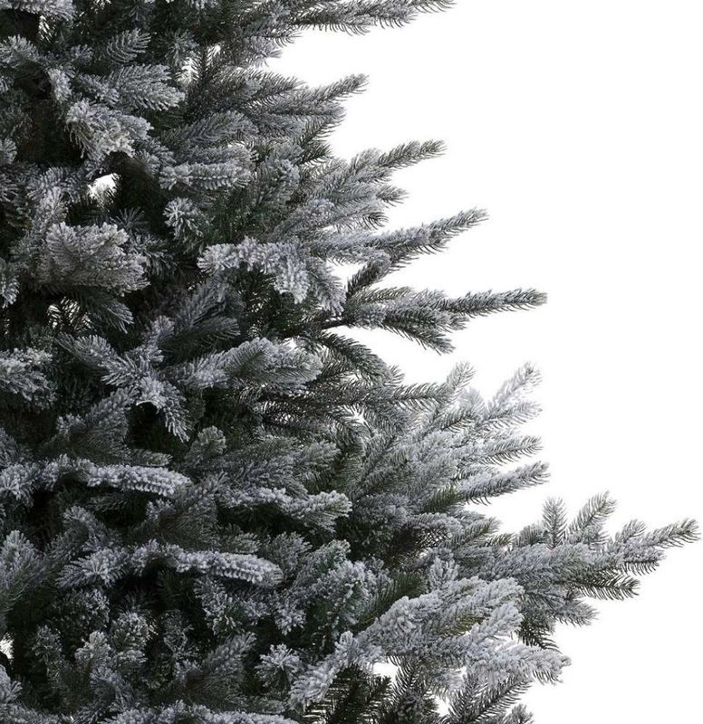 Everlands - Grandis Fir Snowy - Kunstkerstboom - Groen - Ø132xH180 cm