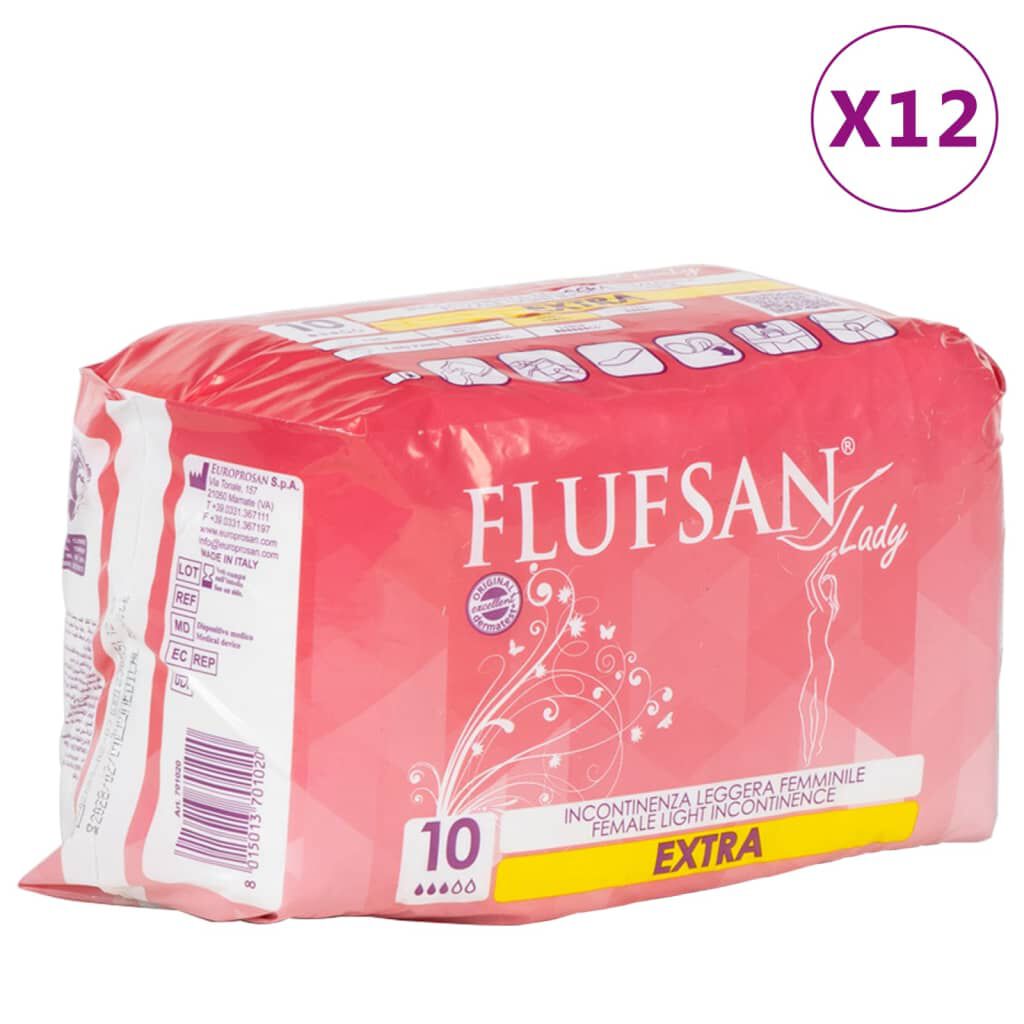 Flufsan Urologische pads voor vrouwen, 120 stuks.