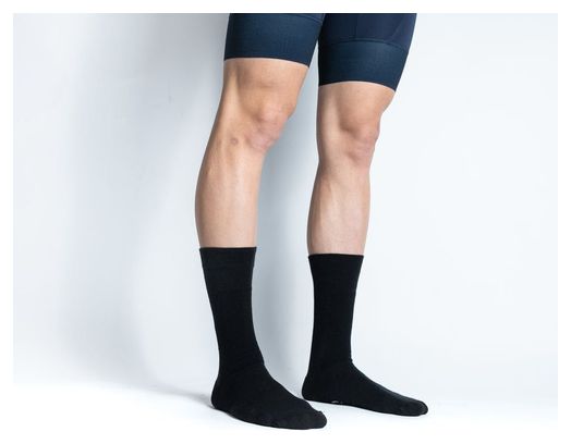 Chaussettes Laine Mérino Chef de File - Noir