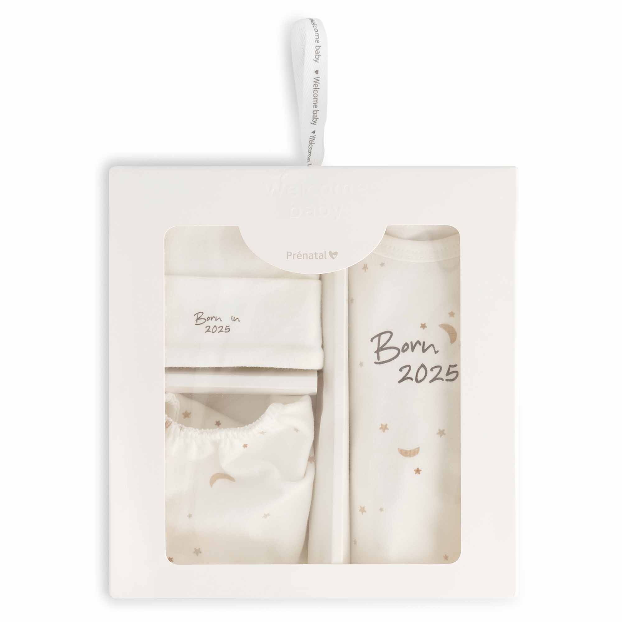 Prénatal new born giftset born in 2025 beige