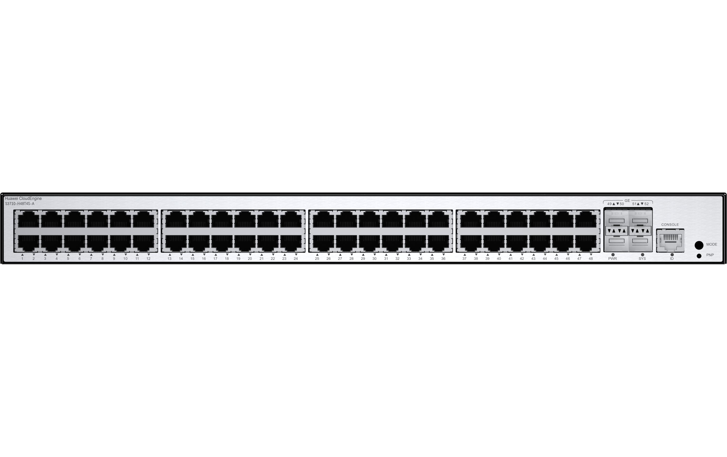 Switch CloudEngine S3710-H48T4S-A 52 PortS3710-H Series Gigabit-Switching-Lösung für optimale Netzwerkleistung und Sicherheit