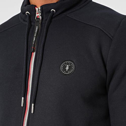 Sweat Zippé Goal Bleu Marine