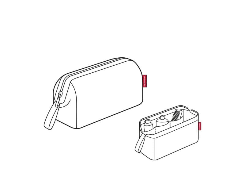 Reisenthel Necessaire Travelcosmetic Dots Kosmetiktasche für alle wichtigen Bad-Accessoires
