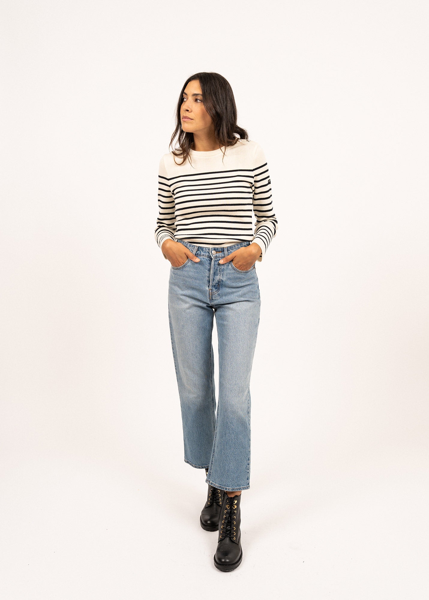 Pull marin rayé Marée