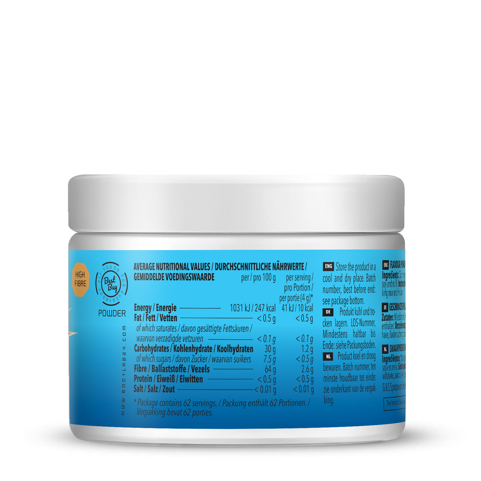 Flavour Flash - 250g - Vanilla Cinnamon