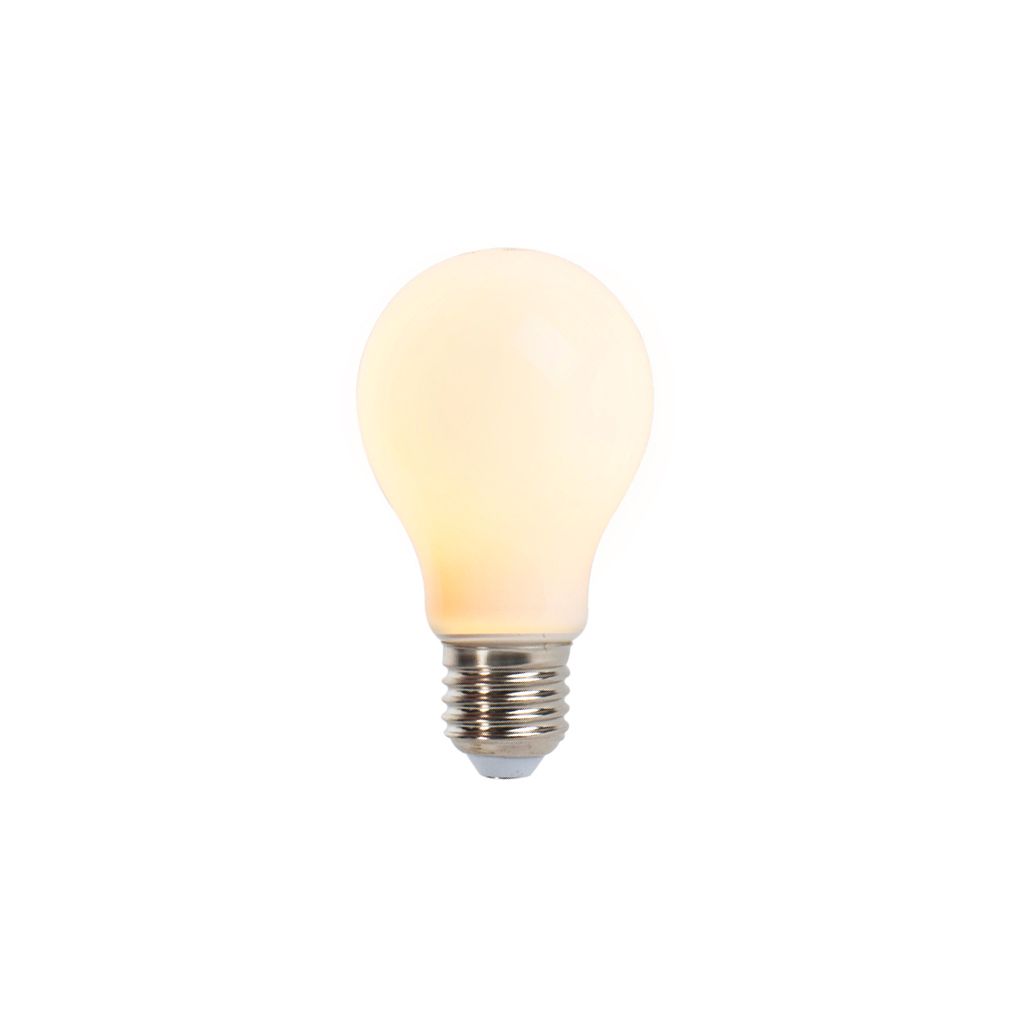 E27 dimbare LED filament lamp A60 opaal glas 5W 380 lm 2350K