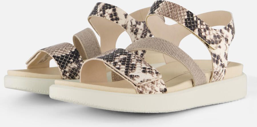 ECCO Flowt Sandalen beige Leer