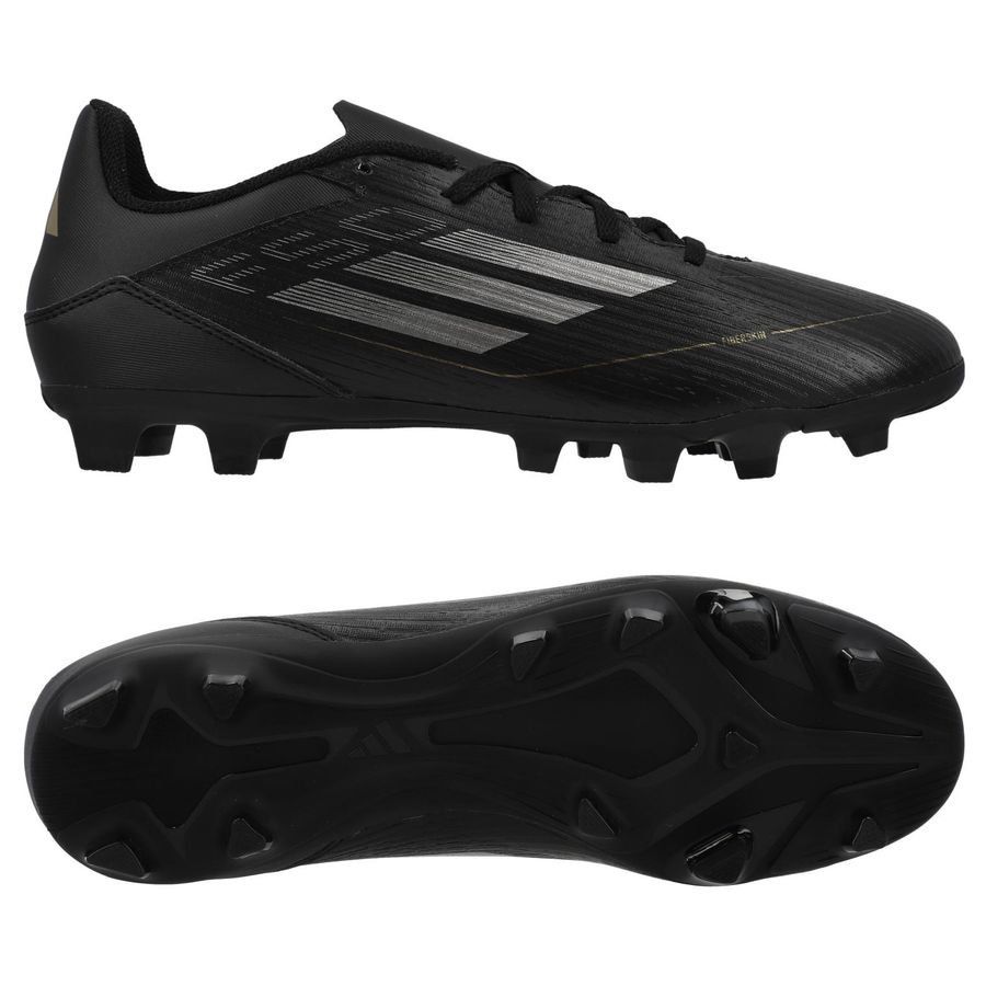 adidas F50 Club FxG Dark Spark - Noir/Argenté/Doré