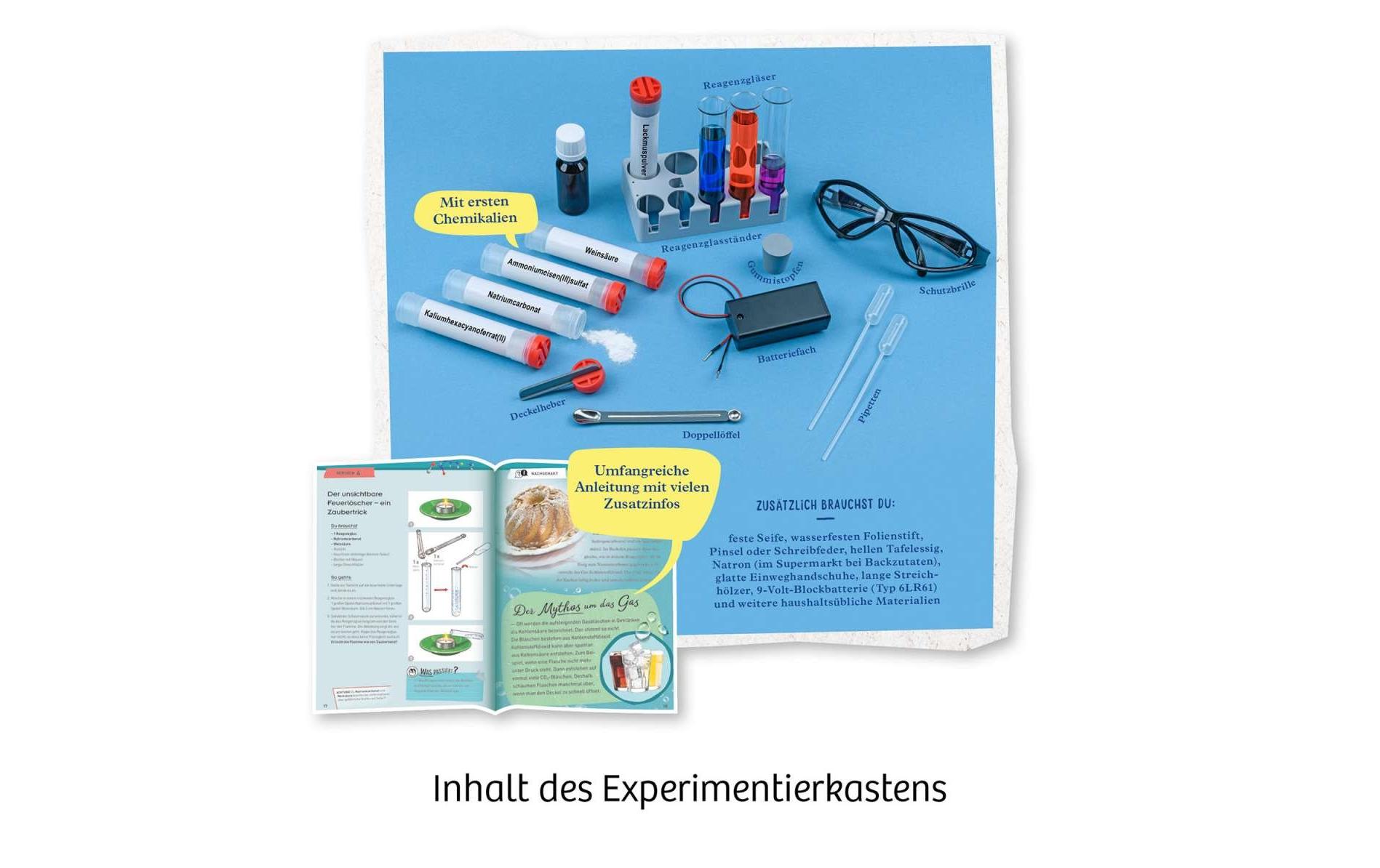 Experimentierkasten Chemielabor C 500Starter-Set