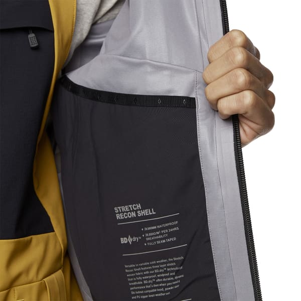 Veste de ski BLACK DIAMOND M RECON STRETCH SKI SHELL AMBER