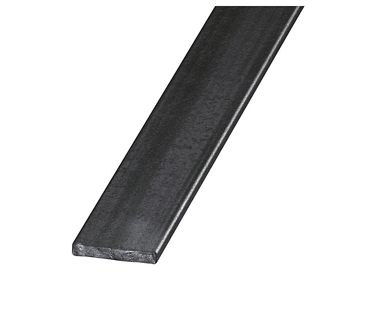 Plat acier verni 12 x 3 mm, 1 m