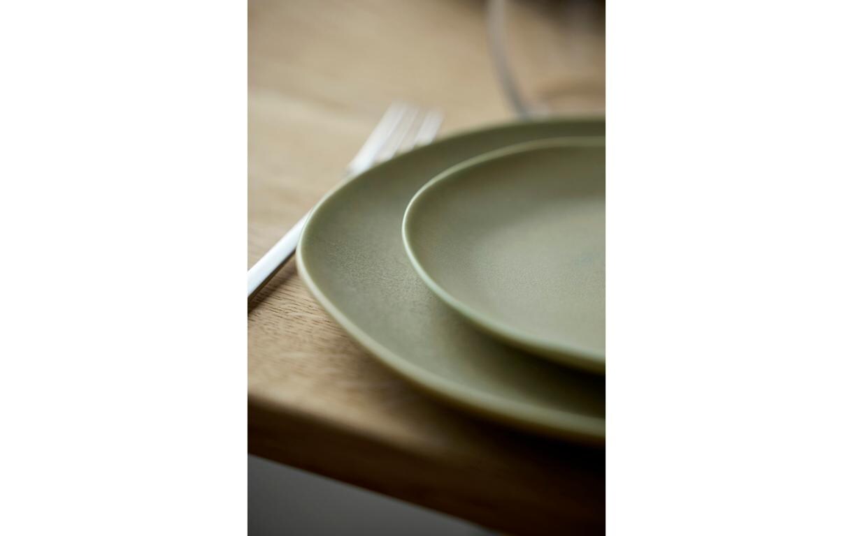 Frühstücks- & Dessertteller Shoku Ø 20 cm, 6 Stück, GrünEssteller-Set