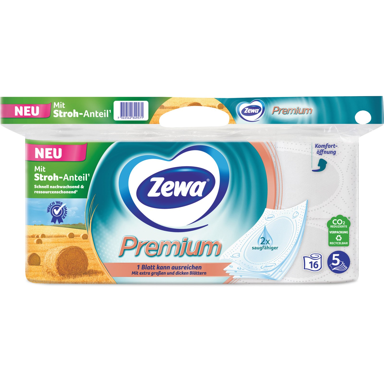 Zewa Toilettenpapier 5-lagig Premium