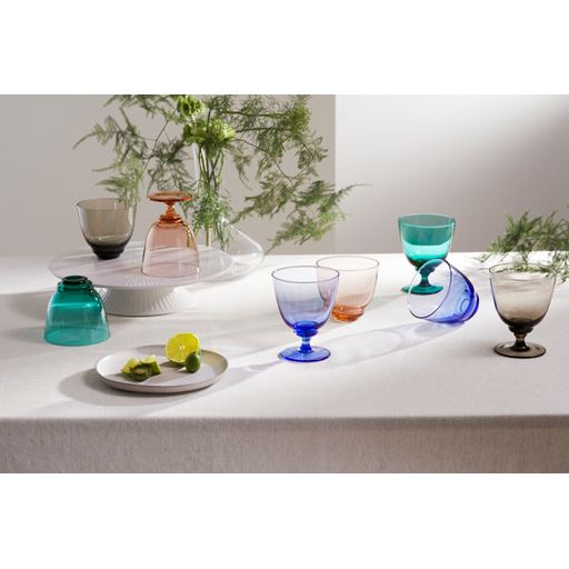 Holmegaard Flow Glas, Dark Blue, 35 cl