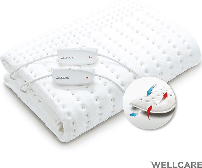 Wellcare WE 167UBATHD - Elektrische warmte deken -160 x 150 cm, 4D DWF technologie