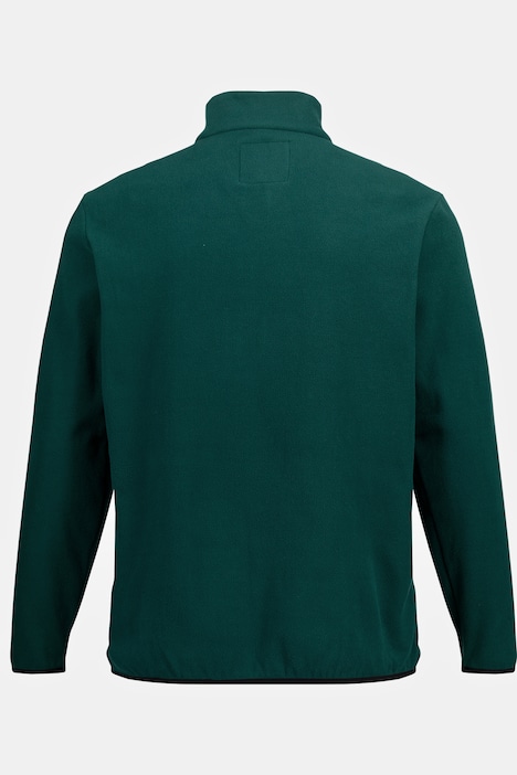 JAY-PI Fleece-Troyer, Bikewear, Langarm, Kragen mit Zipper,
