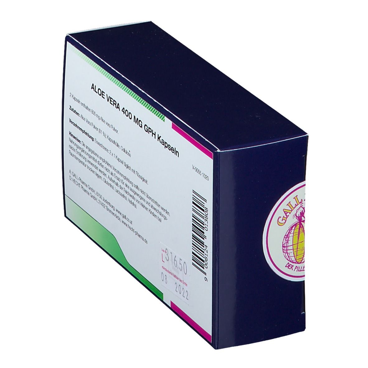 GALL PHARMA Aloe Vera 400 mg GPH Kapseln