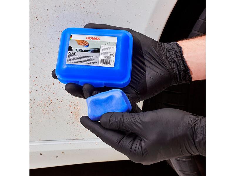 Sonax Reinigungsknete Clay, 100 g Knetmasse zur Reinigung