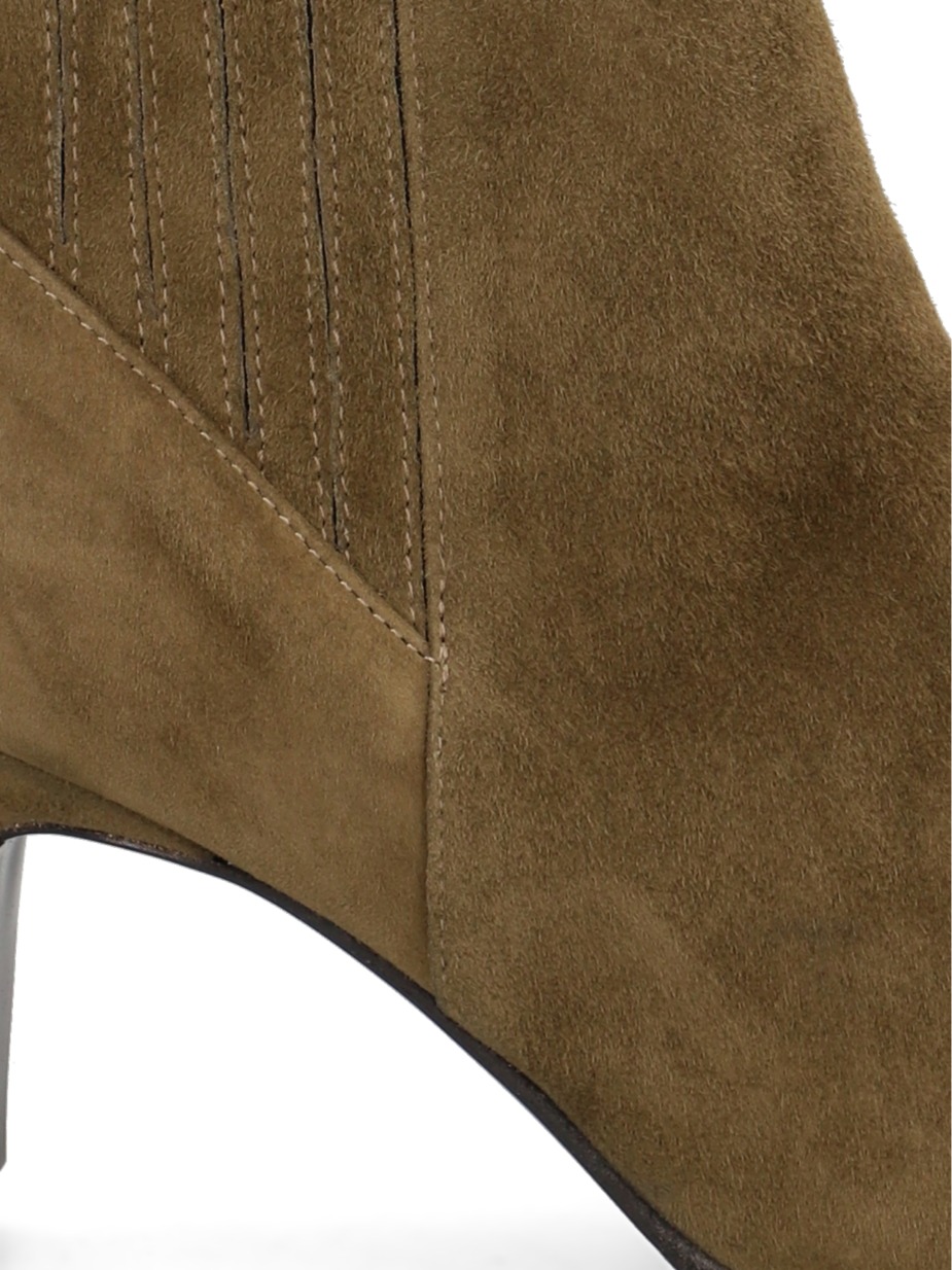 Veloursleder Stiefelette
