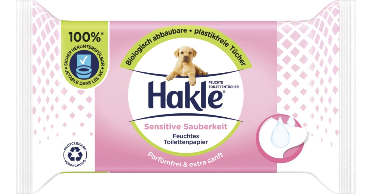 Hakle Feuchte Toilettentücher Pure Sensitive