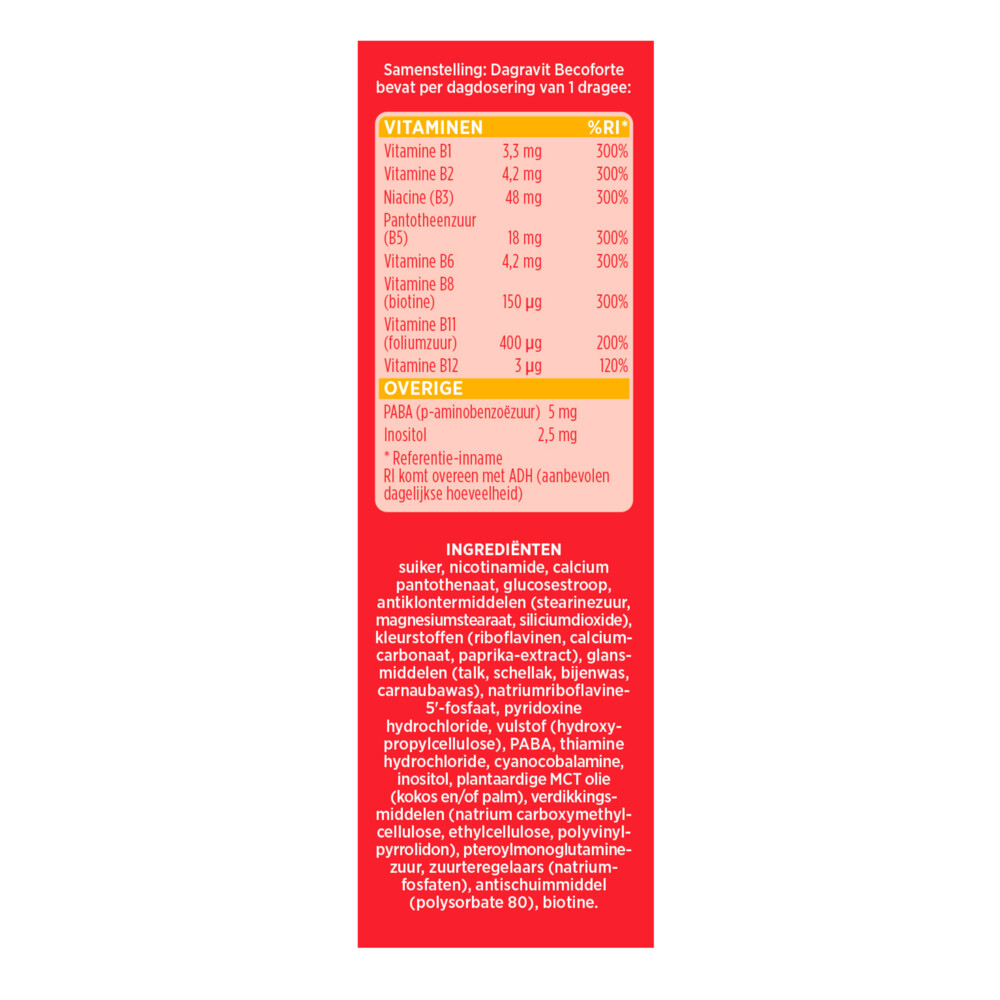Dagravit Becoforte B 100 stuks