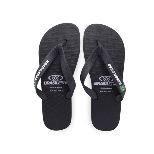 Chinelo de praia brasileiro, modelo clássico Brazil NL, fabricado no Brasil