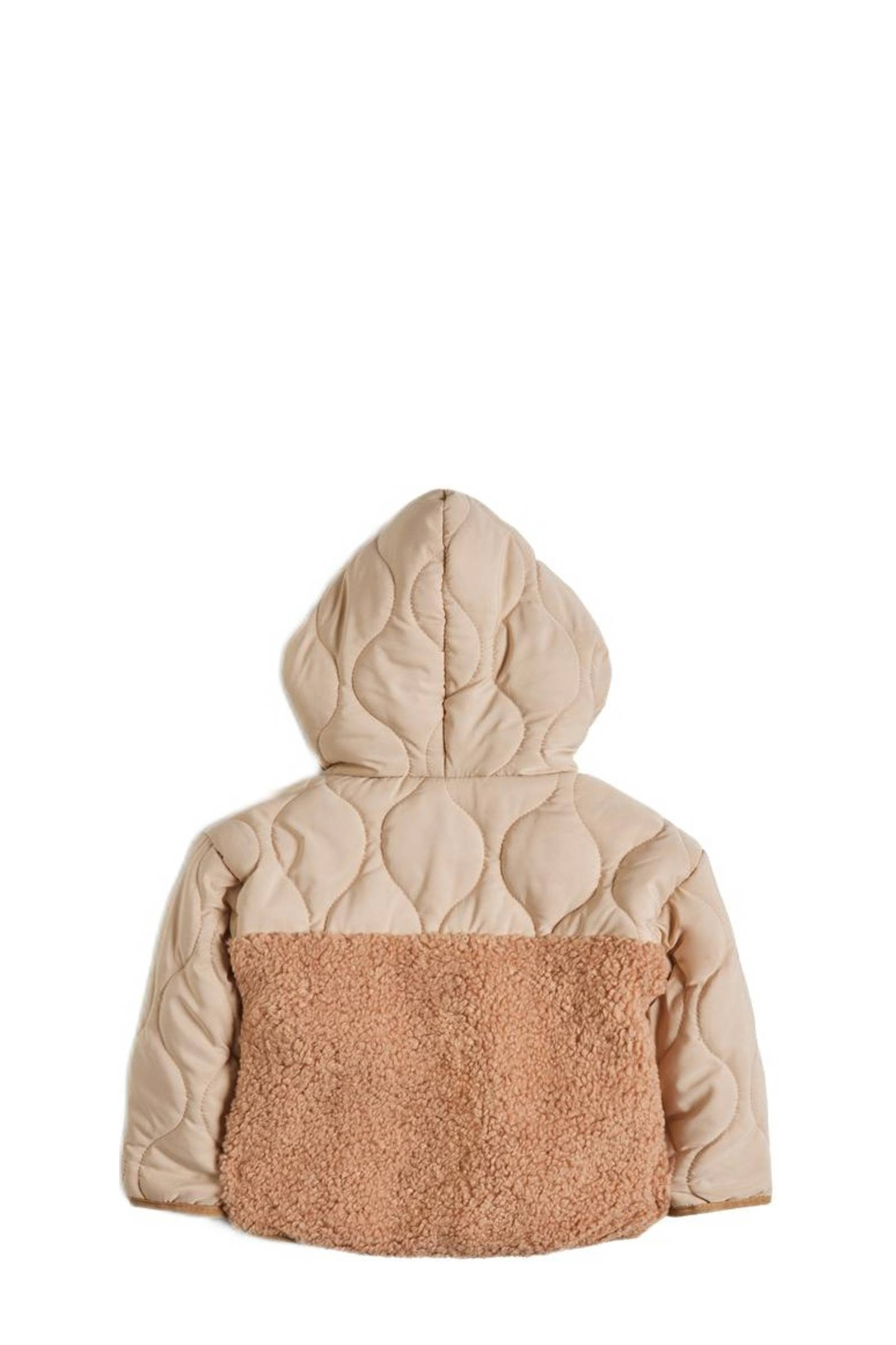 Retour Jeans gewatteerde winterjas Moya beige/zand