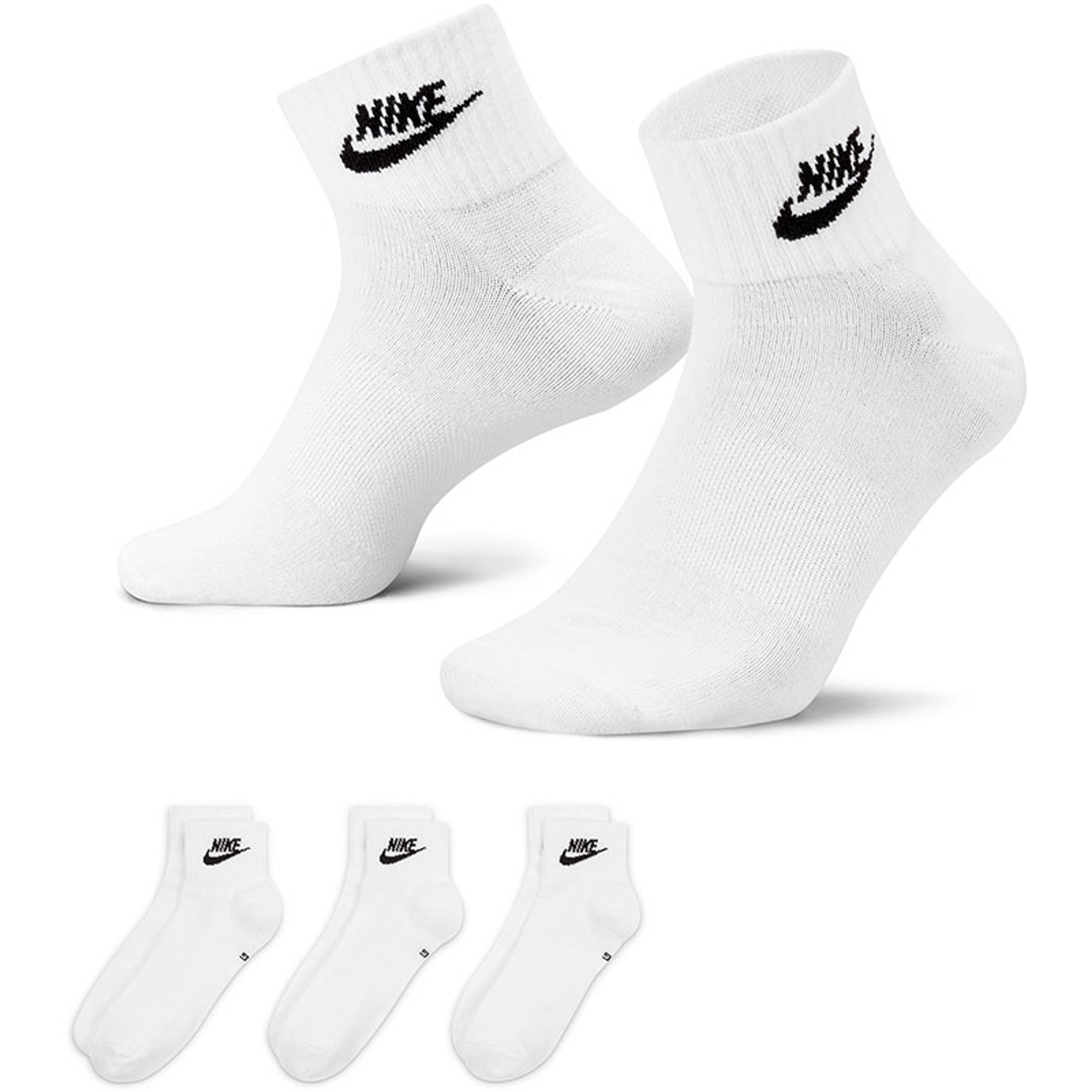 Nike Essential 3-Pack Enkel Sokken