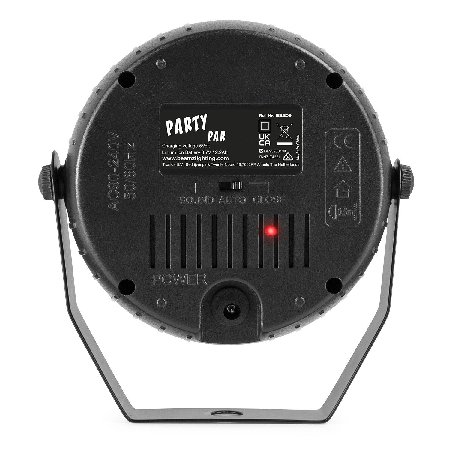 BeamZ PLP14 Battery Party Par 6X 1W UW