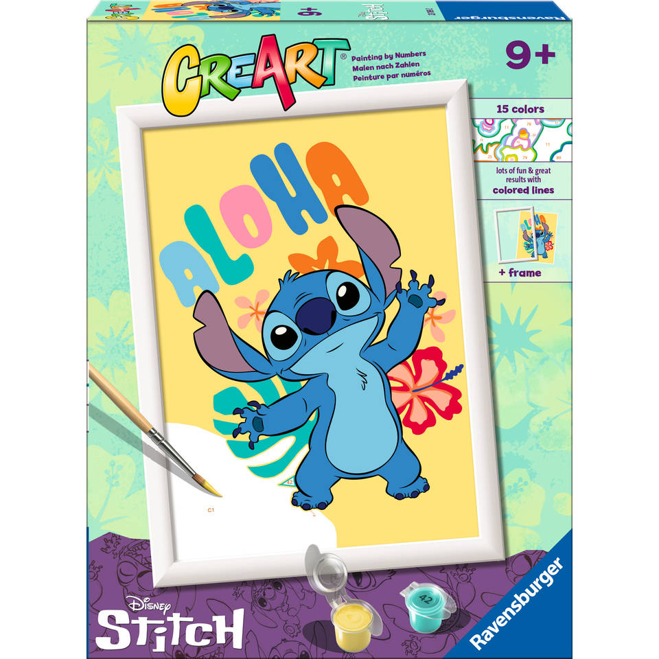Ravensburger CreArt Schilderen op nummer aloha Stitch