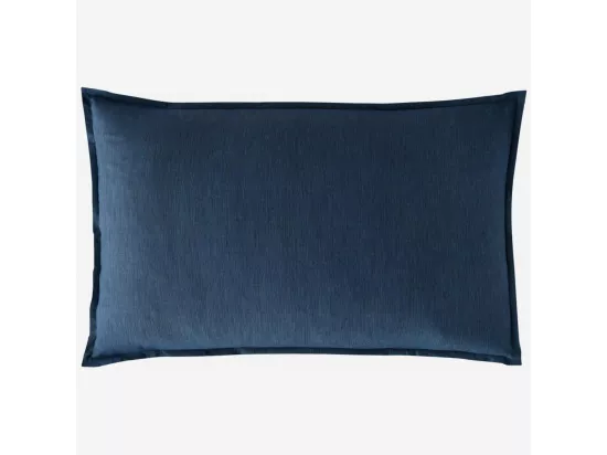HABITAT - Taie d'oreiller en coton - 50 x 80 cm - Bleu nuit (Lot de 2) - Skye
