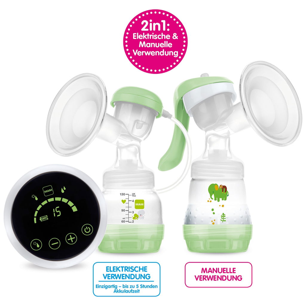 MAMMAM   Milchpumpe 2in1