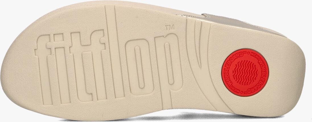 gouden fitflop slippers lulu leather toe-post