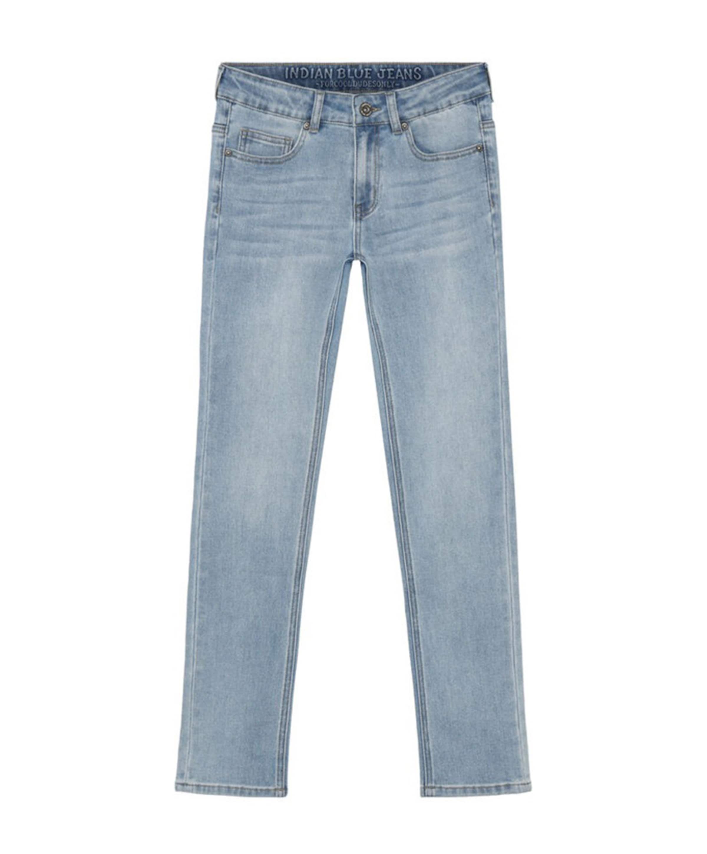 Indian Blue Jeans 2680 Straight fit Light Jeans jongens jeans blauw