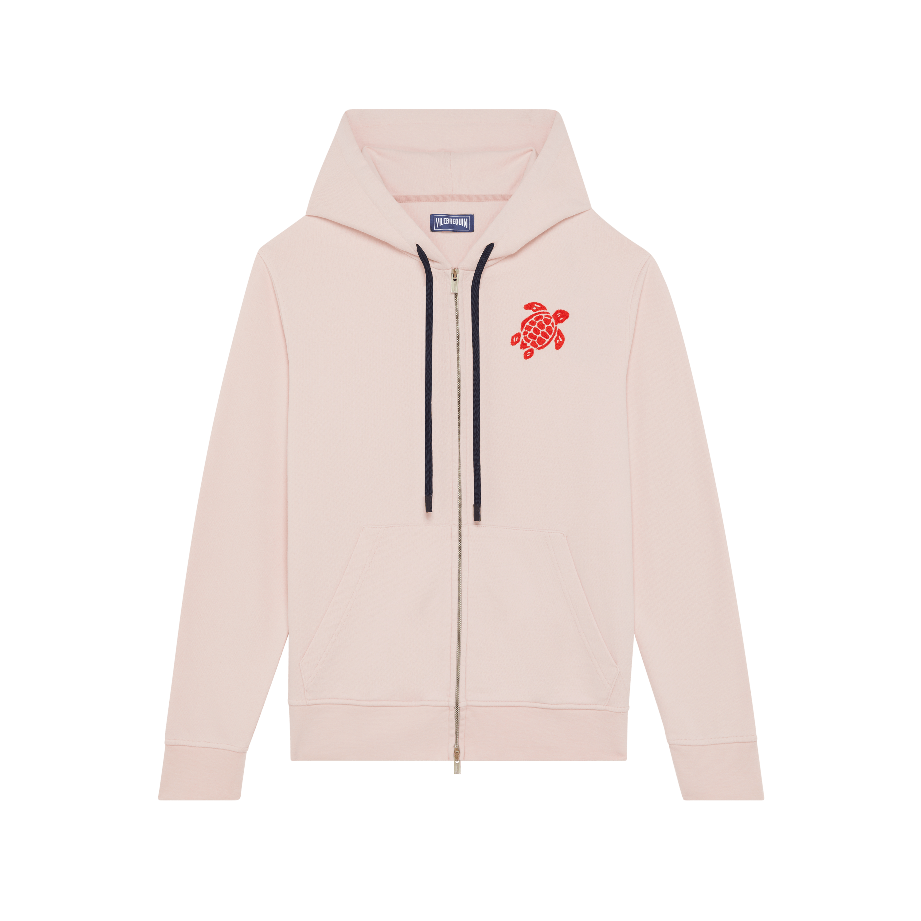 Sweat en coton à fermeture éclair homme Tortue