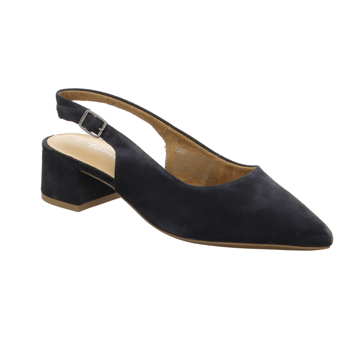 Spangenpumps blau