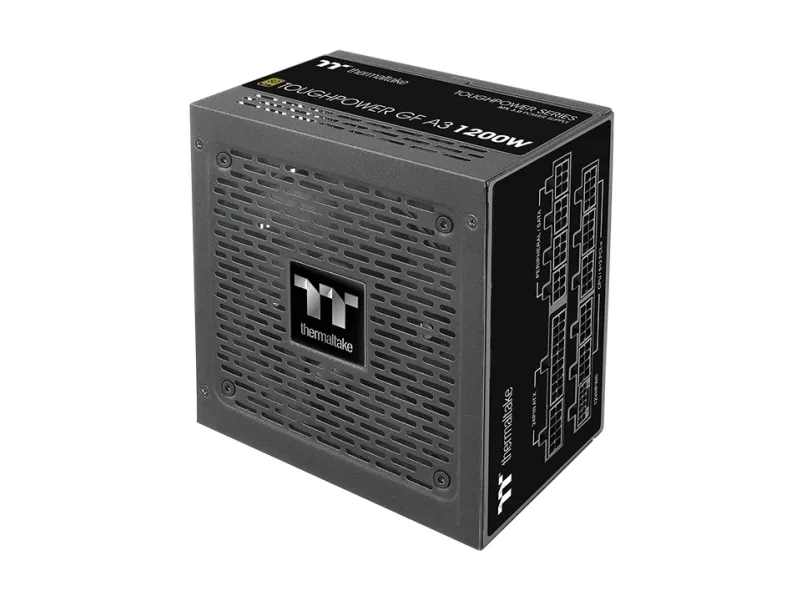 Thermaltake ToughPower GF3 A3 - TT Premium Edition - strømforsyning (intern) - ATX12V 3.0 - 80 PLUS Gold - AC 100-240 V - 1200 Watt - aktiv PFC - sort