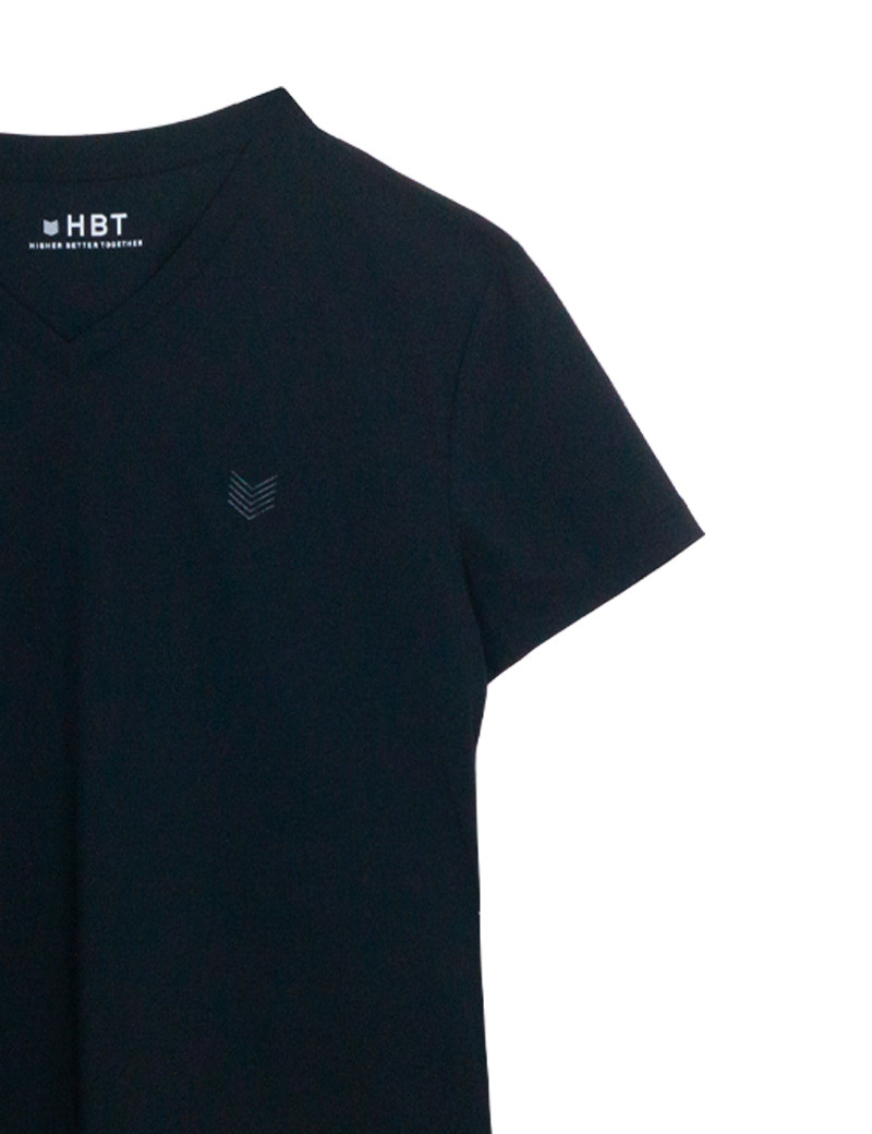 HBT T-SHIRT JORDAN COL V NOIR