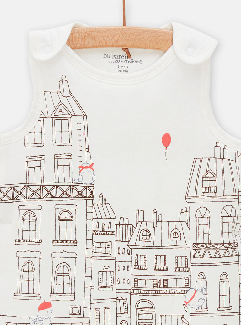Ensemble gilet et salopette mixte