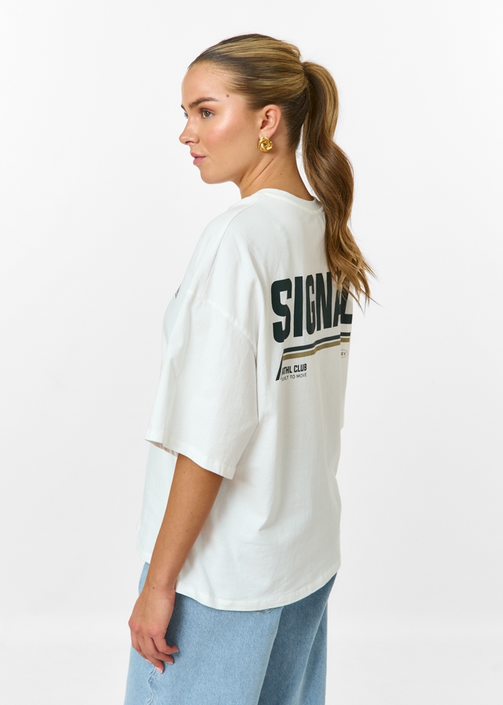 Signal t-shirt ecru