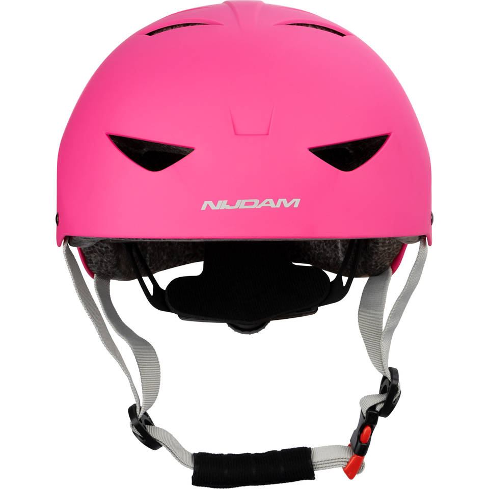 Nijdam verstelbare skatehelm Pink Rush - S