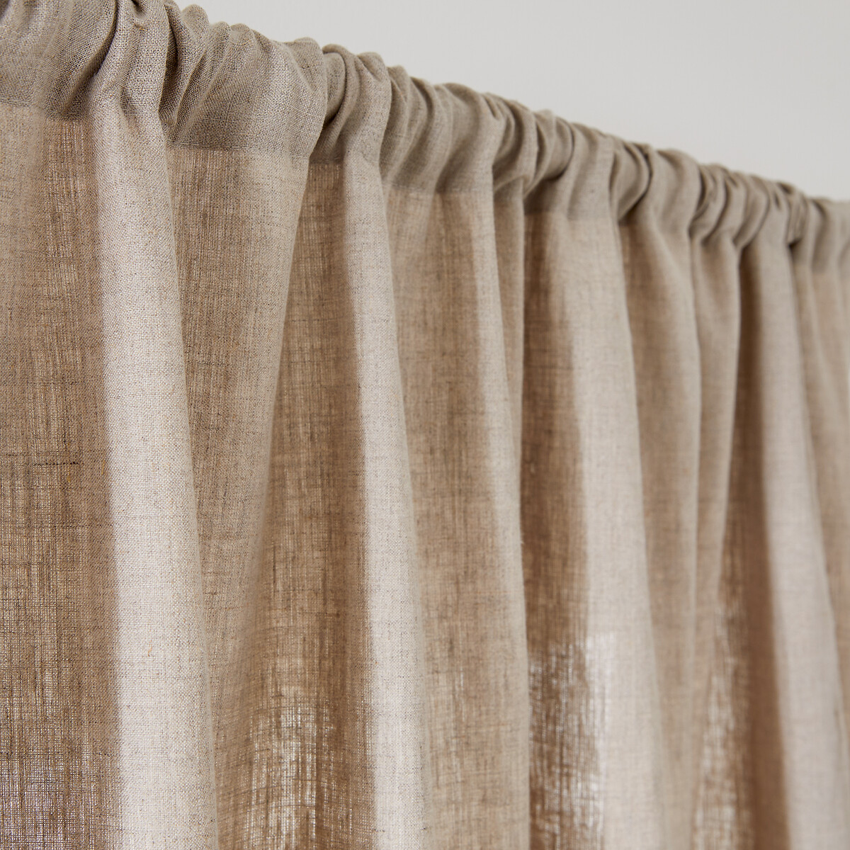 LA REDOUTE INTERIEURS<br>Painel de cortina em linho lavado, Onega