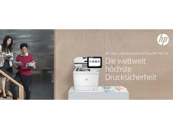HP LaserJet Enterprise Flow MFP M578c - Multifunktionsprinter - farve - laser - Legal (216 x 356 mm) (original) - A4/Legal (medie) - op til 38 spm (kopiering) - op til 38 spm (udskriver) - 650 ark - 33.6 Kbps - USB 2.0, Gigabit LAN, USB 2.0 vært