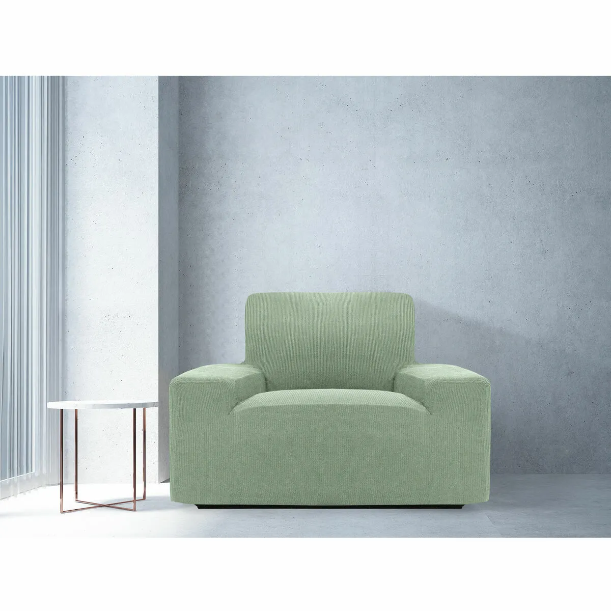 Sofakover Housse de canapé 1 place - Turquoise