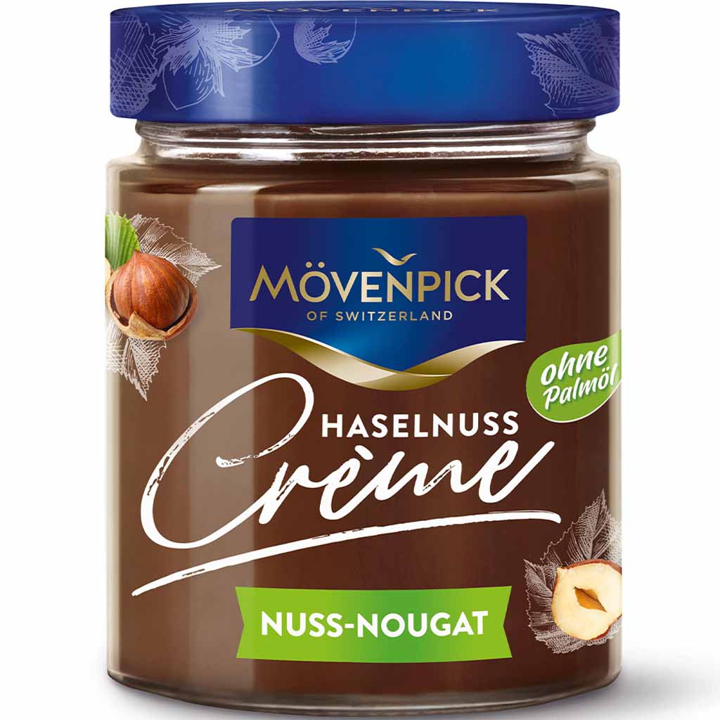 Mövenpick Haselnuss Creme Nuss-Nougat 300g MHD:10.12.25