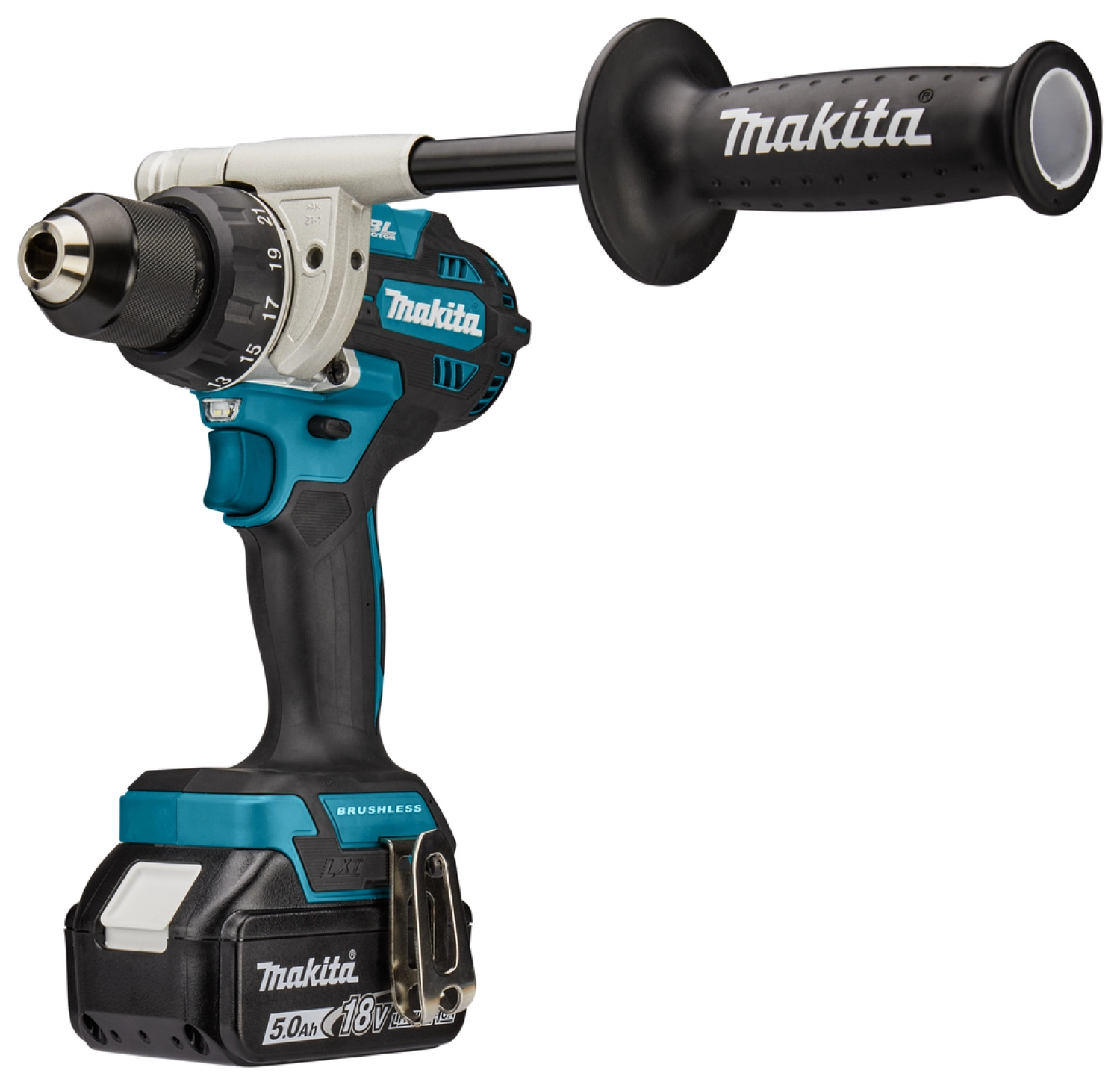 Makita DDF486RTJ LXT 18V Li-Ion accu boor-/schroefmachine set (2x 5,0Ah) in Mbox - 12Nm - koolborstelloos