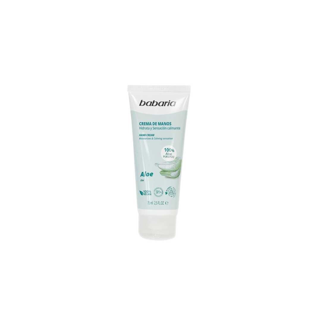 BABARIA  Creme para Mãos Aloe Vera - 75ml