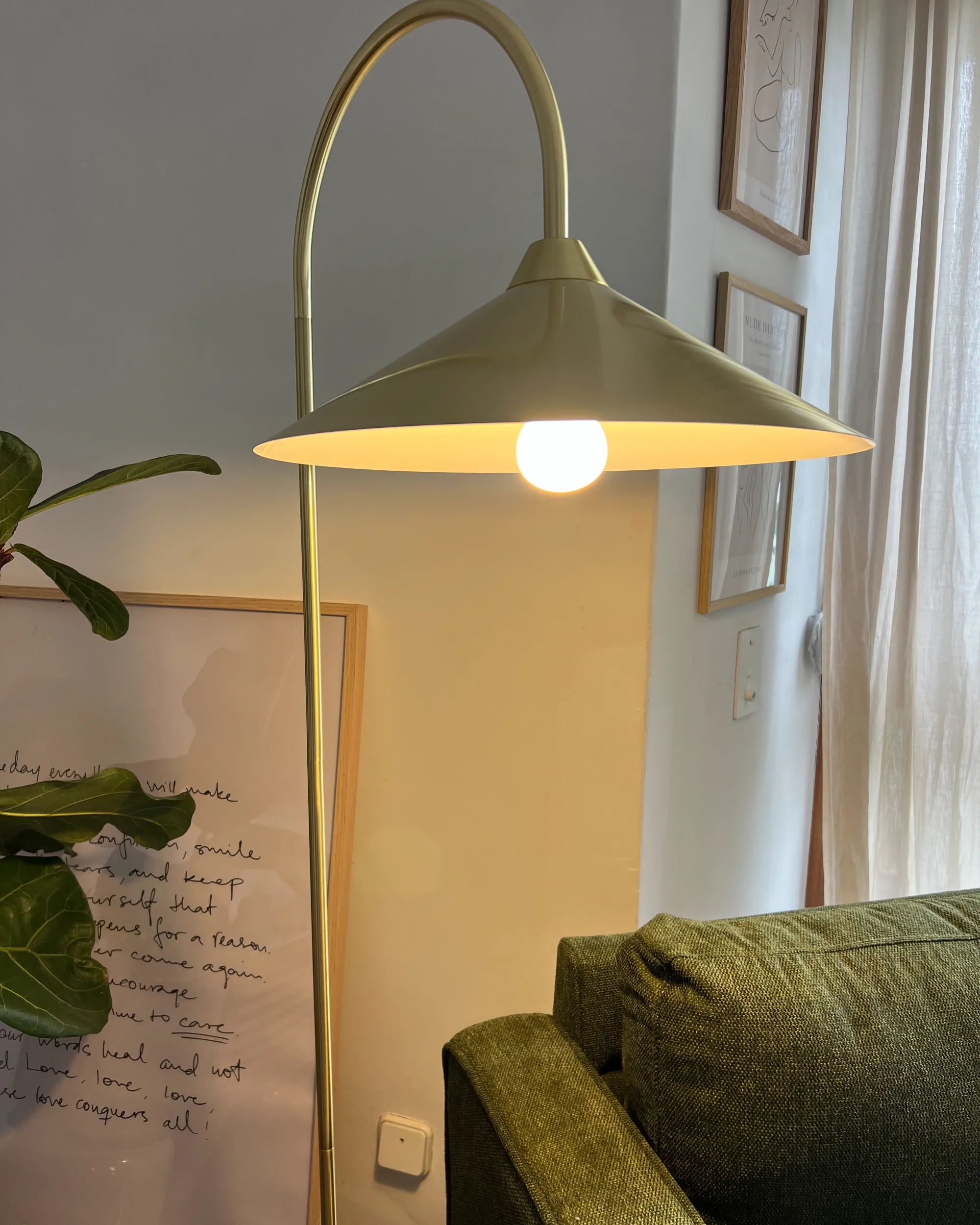 Staande lamp SAVEGRE Metaal Goud